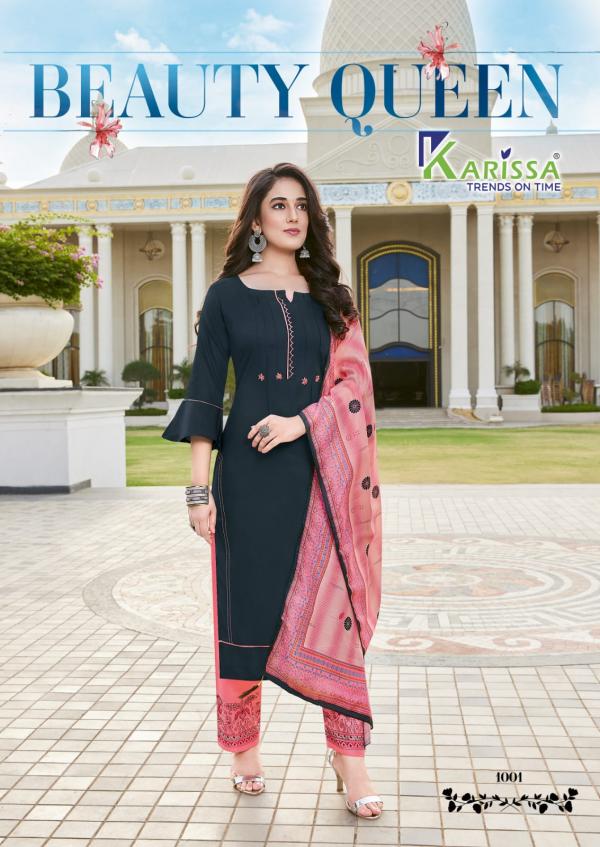 Karissa Vidisha 5 Comfortable Wear Kurti Bottom Dupatta Catalog